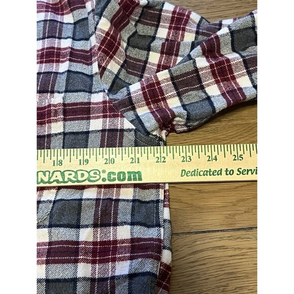 Orvis Mens Size M Heavy Perfect Flannel Button Down Shirt Hiking Outdoor Country - Picture 6 of 16